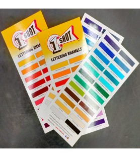 1-Shot Color Chart