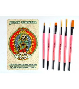 Mack Jeral Tidwell Pinkies - 6 pinceaux