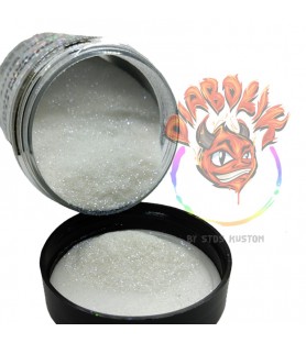 Flake 0.2mm lilac white...